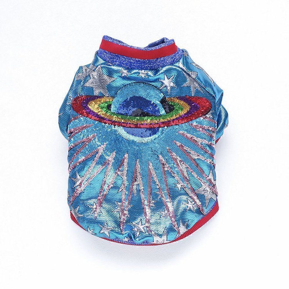 Fashion Design pet dog cat coat,Funny Sequin Flashy Party clothes for pet - Picture 6 of 13